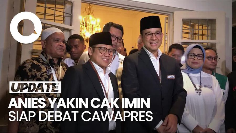 Anies Yakin Cak Imin Siap Debat Cawapres: Berpengalaman-Mumpuni