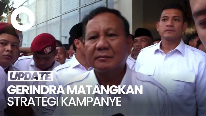 Prabowo Minta Kader Fokus Turun ke Rakyat di Rakornas Gerindra