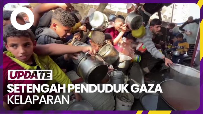 Pejabat PBB: Setengah Penduduk Gaza Kelaparan