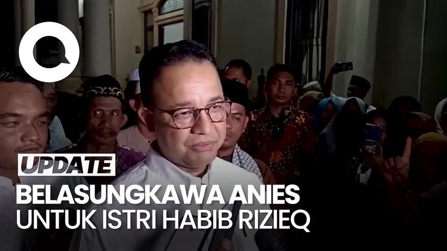 Anies Ucapkan Belasungkawa atas Kepergian Istri Habib Rizieq