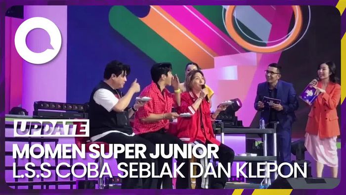 Reaksi Super Junior L.S.S Cobain Seblak dan Klepon