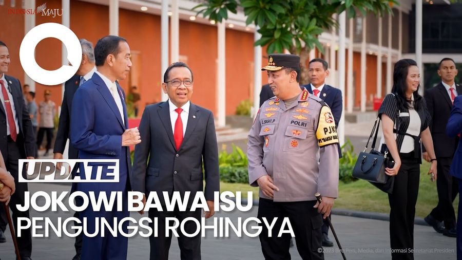 Bertolak ke Jepang, Jokowi Bawa Isu Pengungsi Rohingya