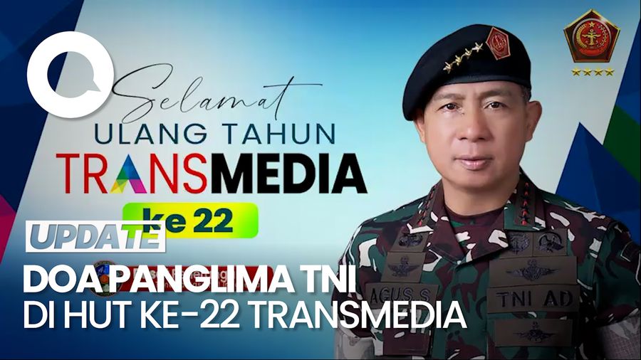 Pesan Panglima TNI di HUT ke-22 Transmedia: Beri Informasi Aktual dan Faktual