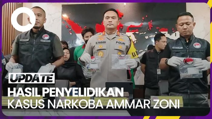 Polisi: Ammar Zoni Pemakai Narkoba Jenis Sabu dan Ganja