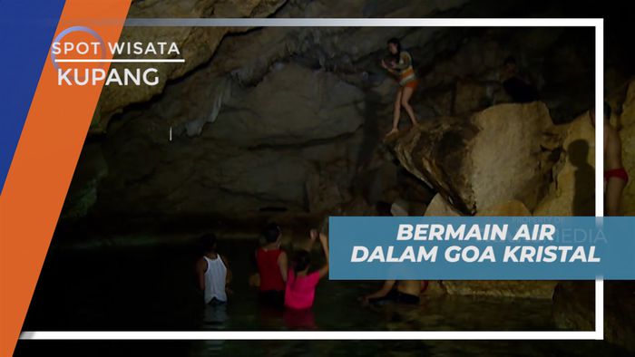 Pacu Adrenali, Melompat ke Kolam Goa Kristal dari Atas Ketinggian, Kupang