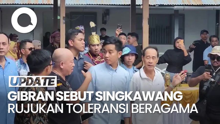 Gibran Kunjungi Singkawang Kalbar, Jadi Rujukan soal Toleransi Beragama