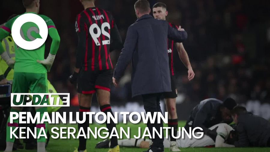 Kapten Luton Town Kolaps di Lapangan, Laga Lawan Bournemouth Disetop
