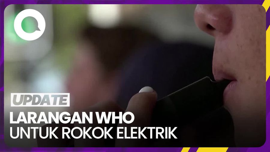 WHO Desak Larangan Penggunaan Rokok Elektrik