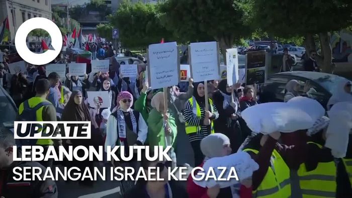 Demo Kecam Israel di Lebanon, Massa Arak Boneka Pocong ke Tripoli