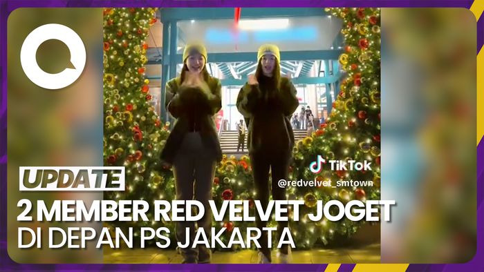 Momen IRENE dan YERI Red Velvet Joget di Depan Plaza Senayan Jakarta