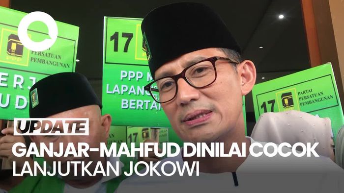 Sandiaga Uno: Ganjar-Mahfud Paling Pas Lanjutkan Pemerintahan Jokowi