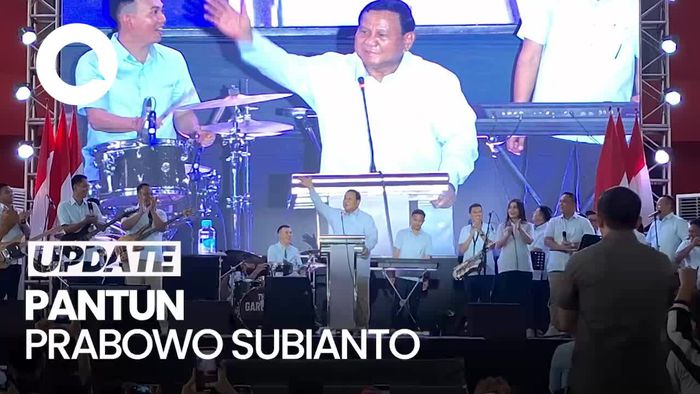 Pantun Prabowo: Kalau Ada yang Menjelekkan Kita, Mari Kita Joget Aja
