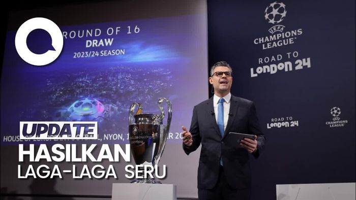 Hasil Drawing Babak 16 Besar Liga Champions