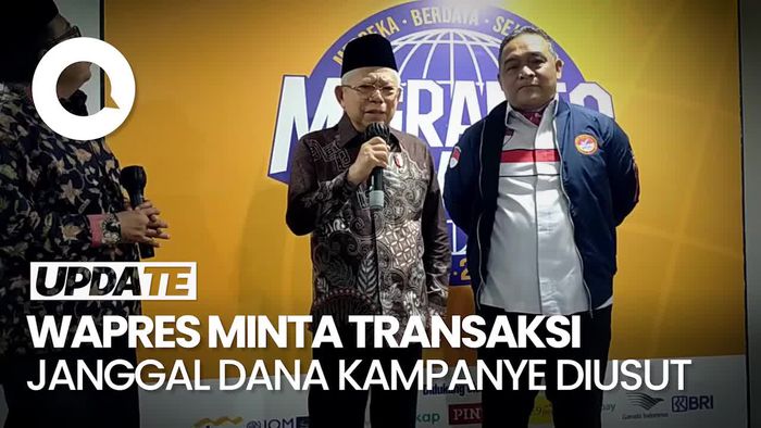 Maruf soal Transaksi Janggal Dana Kampanye: Dibuat Terang Saja