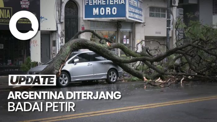Badai Petir Terjang Argentina, 13 Orang Tewas