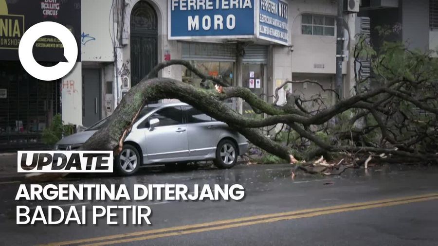 Badai Petir Terjang Argentina, 13 Orang Tewas