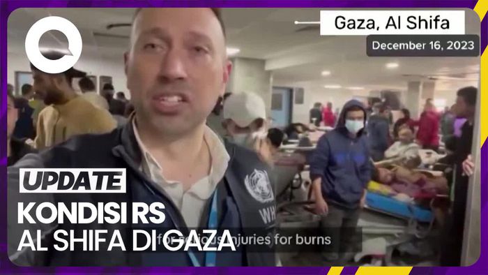Situasi RS Al Shifa di Gaza, WHO: Benar-benar Kewalahan