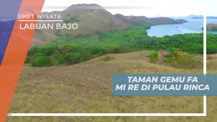 Menari Tarian Gemu Fa Mi Re di Pulau Rinca, Nusa Tenggara Timur 
