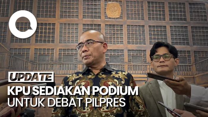 KPU Akan Sediakan Podium untuk Debat Cawapres dan Debat Selanjutnya