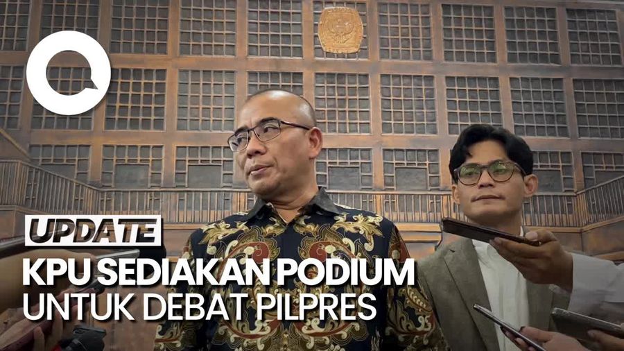 KPU Akan Sediakan Podium untuk Debat Cawapres dan Debat Selanjutnya