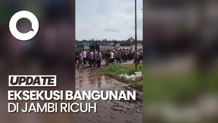 Eksekusi Bangunan di Jambi Ricuh, 4 Terduga Provokator Ditangkap