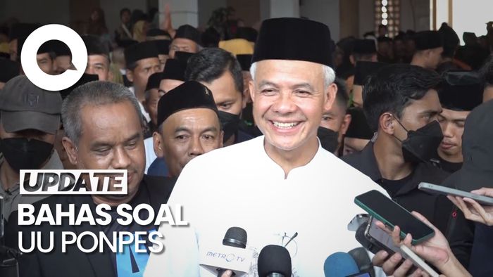 Ganjar di Ponpes Watucongol Magelang: Dulu Bicara Jateng, Sekarang Indonesia