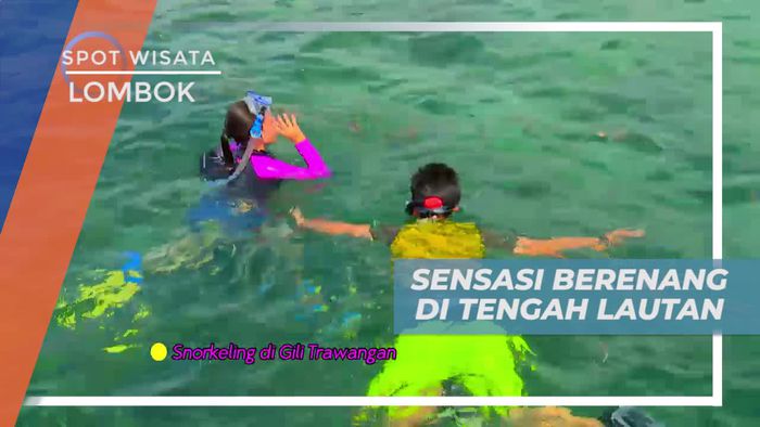 Sensasi Seru Berenang Melihat Kekayaan Bawah Laut Gili Trawangan Lombok 