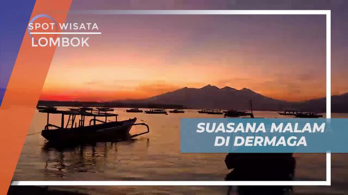 Menikmati Suasana Malam Dengan Menonton Film di Dermaga, Lombok