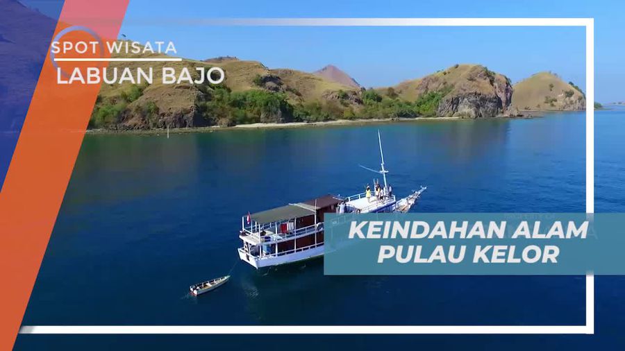 Melihat Keindahan Hamparan Pasir Putih yang Membentang di Pulau Kelor Labuan Bajo