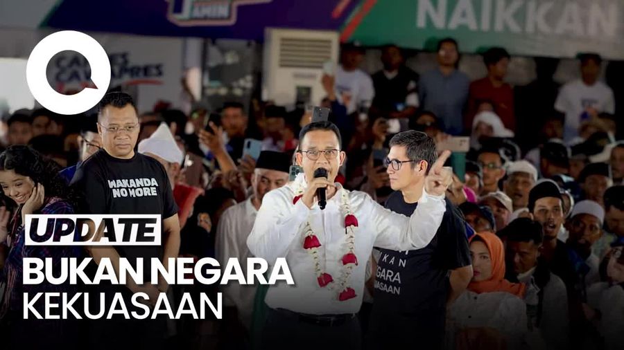 Dampingi Anies, Hamdan Zoelva Pakai Kaos Sindir Negara Kekuasaan