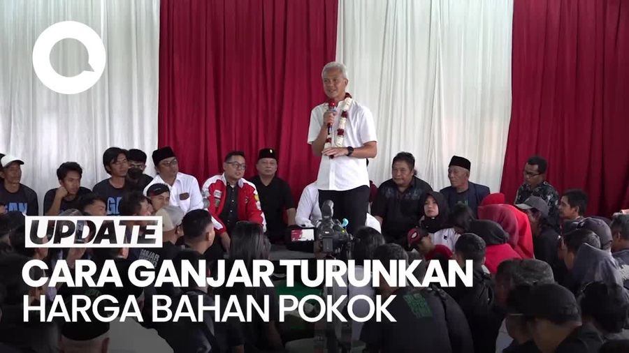 Strategi Ganjar Demi Turunkan Harga Bahan Pokok
