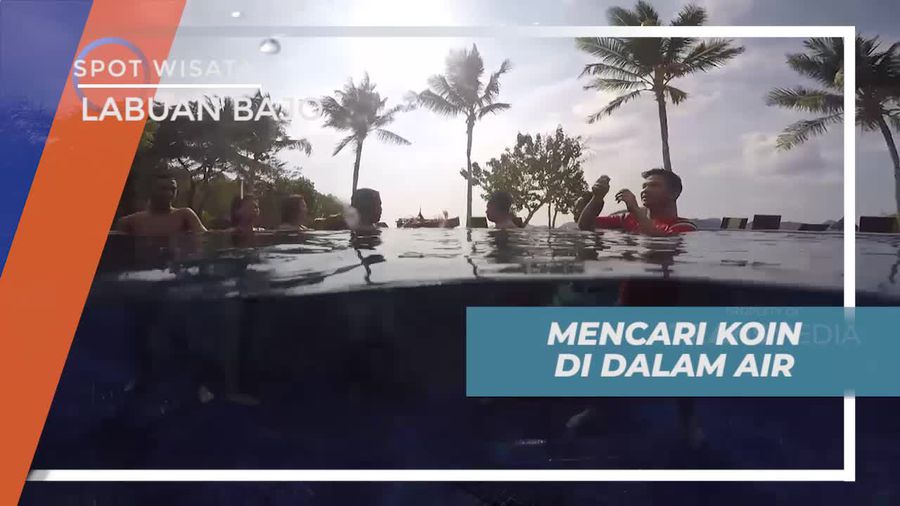 Tantangan Mencari Koin di Dasar Kolam Penginapan Labuan Bajo
