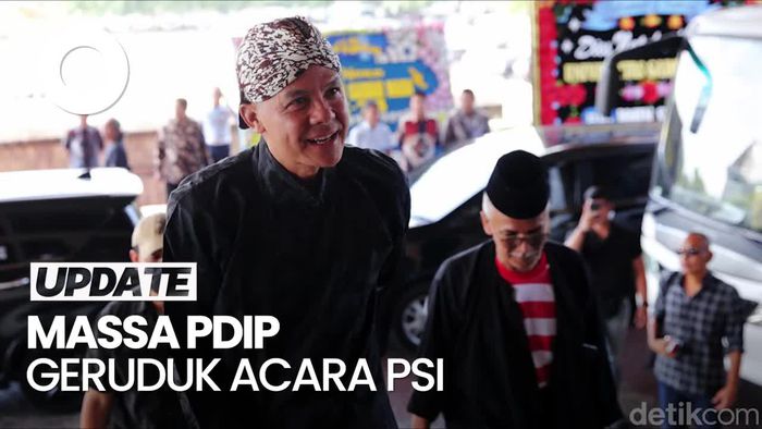 Ganjar Ngaku Tak Tahu Massa PDIP Geruduk Acara PSI di Pati