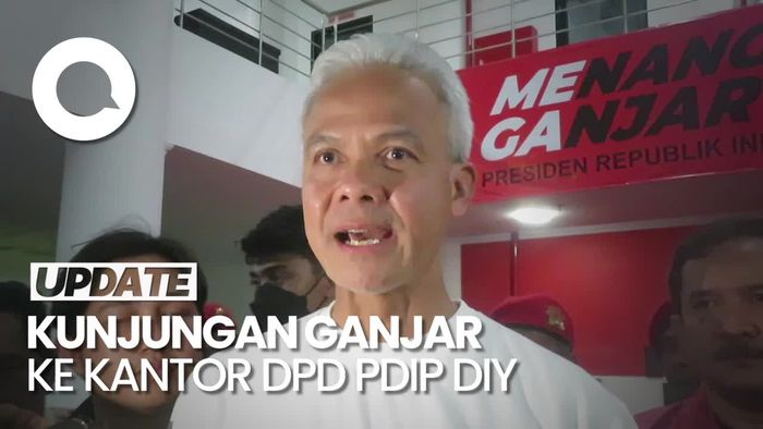 Pesan Ganjar Kala Kunjungi Kantor DPD PDIP DIY: Dengarkan Suara Masyarakat