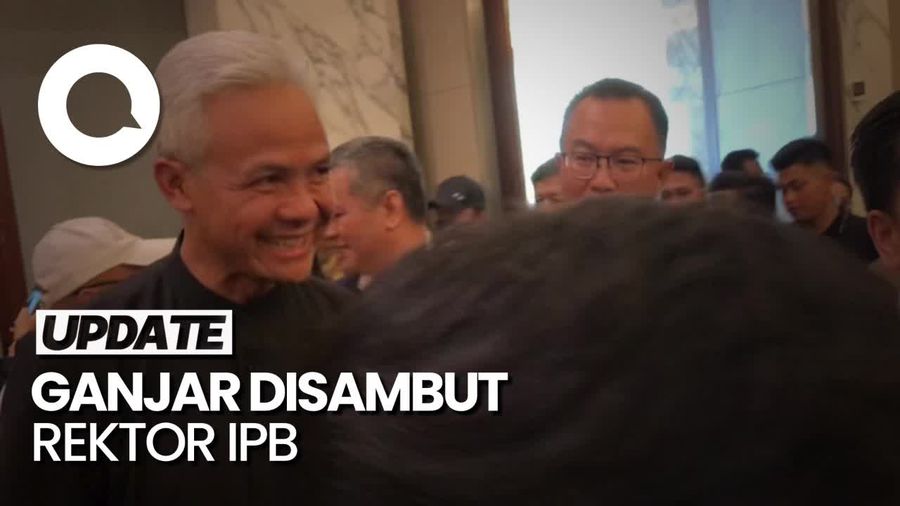 Momen Ganjar Pranowo Hadiri Dialog Agromaritim di IPB