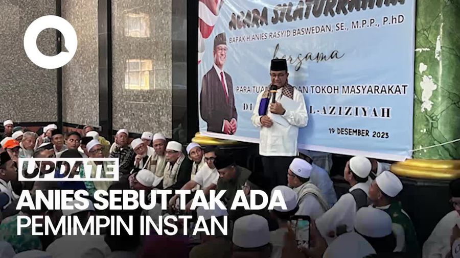 Anies: Cukup Mi Saja yang Instan, Kalau Pemimpin Tidak Ada