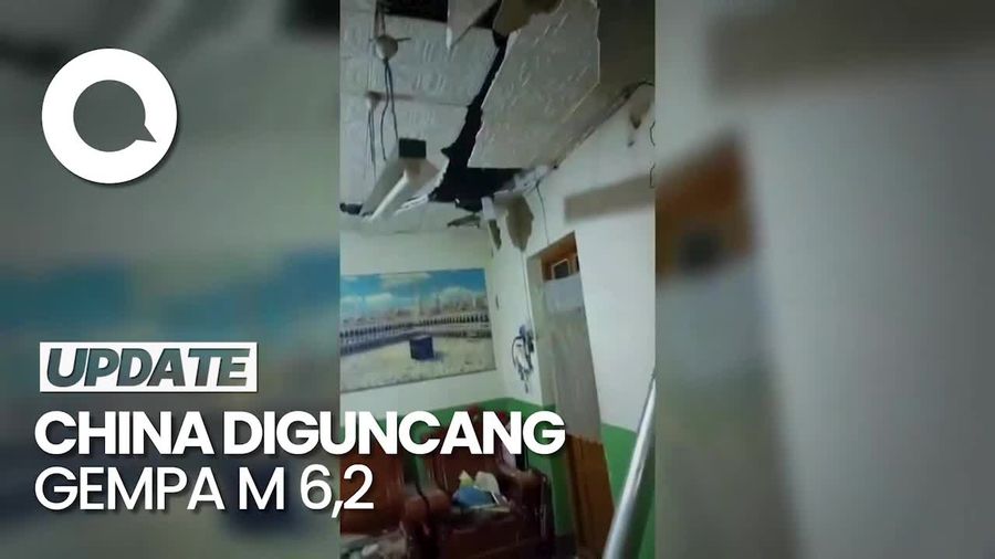 Gempa M 6,2 di China, Lebih dari 100 Orang Tewas