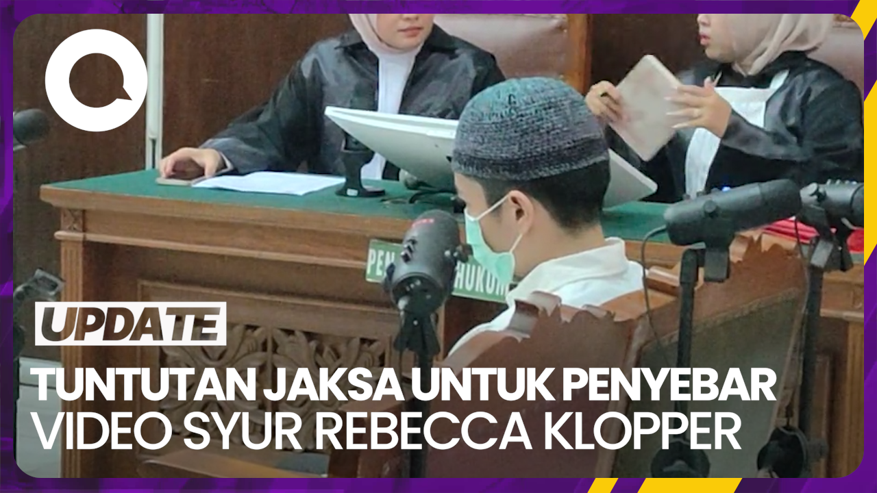 Penyebar Video Syur Mirip Rebecca Tak Mau Tuntutan JPU Diketahui Publik