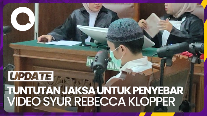 Penyebar Video Syur Mirip Rebecca Tak Mau Tuntutan JPU Diketahui Publik