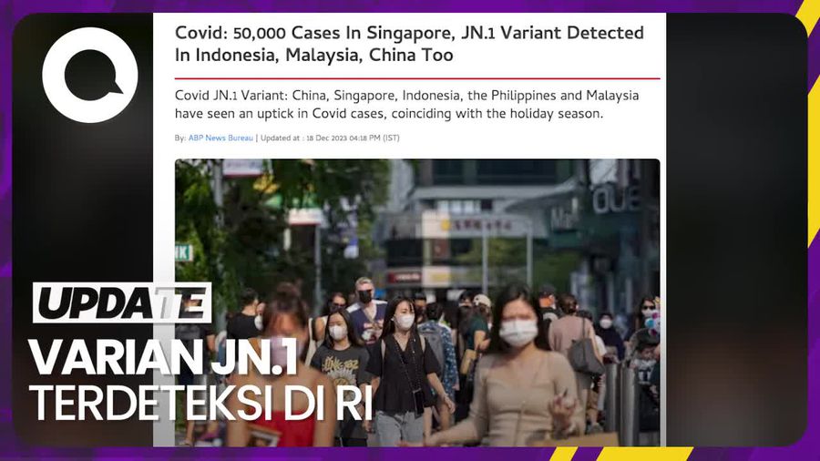 Covid-19 Varian JN.1 yang Picu Lonjakan Kasus Terdeteksi di RI