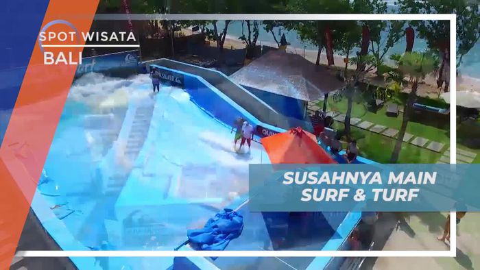 Sensasi Jatuh Bangun Bermain Surf and Turf di Bali