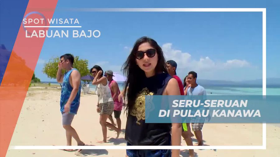 Siram-siraman Seru di Pulau Kanawa Labuan Bajo
