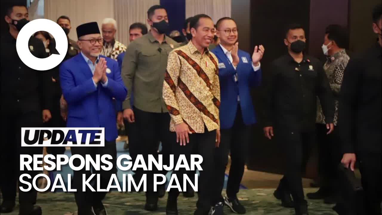 Ganjar Tanggapi Santai Isu Jokowi Sudah Jadi Keluarga PAN