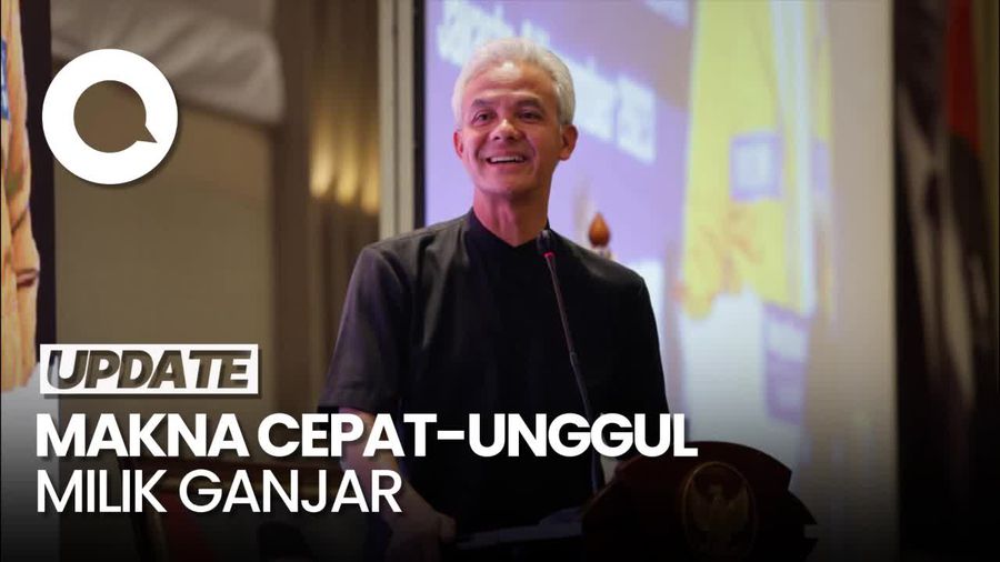 Jawab Kebingungan Kaesang, Ganjar Jabarkan Makna Cepat dan Unggul