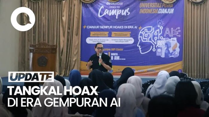 detikJabar Goes To Campus, Ajak Mahasiwa Cianjur Tangkal Hoax di Era AI