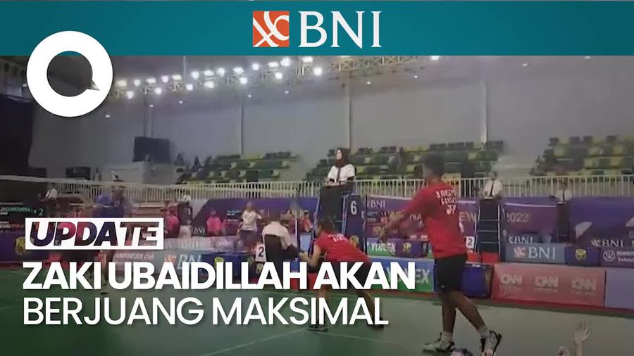 Tekad Zaki Ubaidillah Pertahankan Performa di BNI Kejurnas PBSI 2023