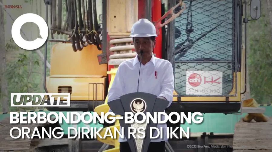 Ramai RS di IKN, Jokowi: Mestinya Tak Ada Lagi yang ke Singapura-AS
