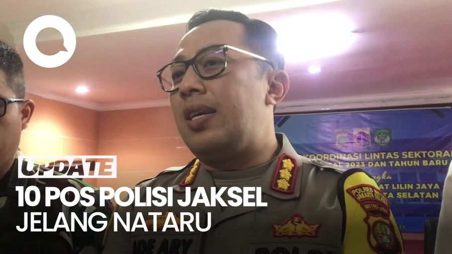 Polisi Siapkan 10 Pos Pengamanan di Jaksel untuk Nataru
