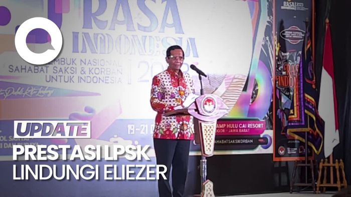 Mahfud Md Bicara Kasus Sambo: Salah Satu Prestasi LPSK