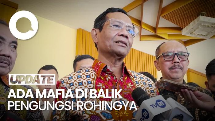 Mahfud Md Ungkap Tempat Penampungan Pengungsi Rohingya Sudah Penuh